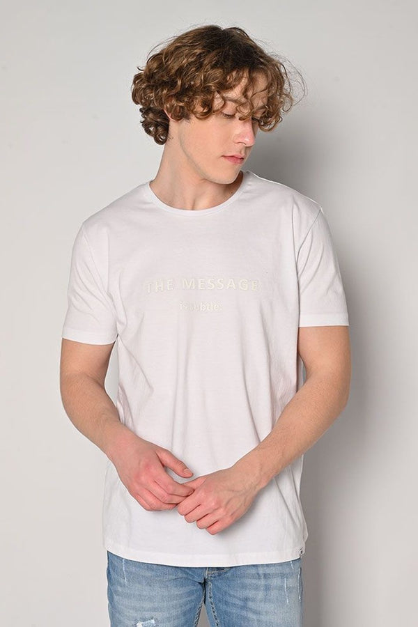 Ανδρικό T-Shirt Κοντομάνικο Λευκό Camaro